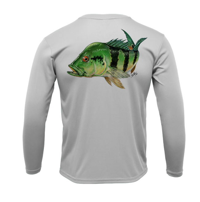 Performance Fishing Shirt Long Sleeve UPF 50+ (Peacock Bass)