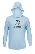 Treway Outdoors Trout Texas Outline Performance Hooded Long Sleeve
