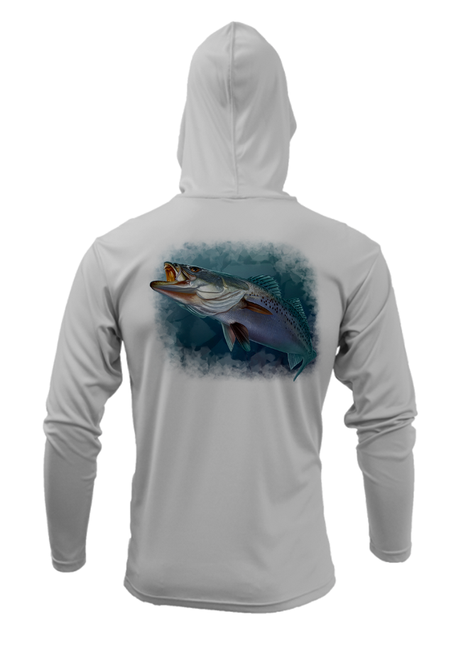 Treway Outdoors Speckled Trout Splash Hooded Long Sleeve