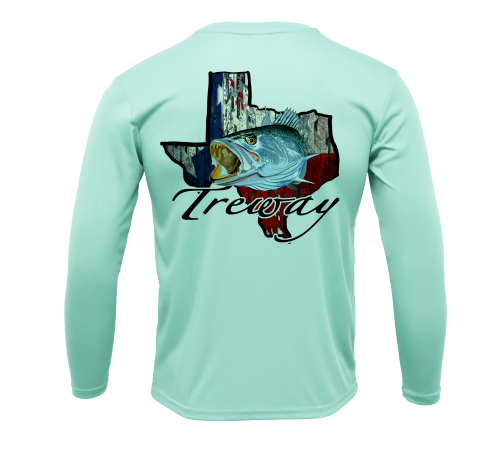 Treway Outdoors Trout Texas Outline Performance Long Sleeve