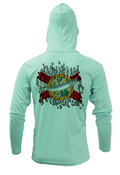 Treway Outdoors Florida Wahoo Hooded Long Sleeve