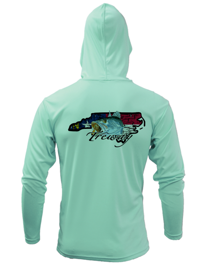 Treway Outdoors Trout NC Performance Hooded Long Sleeve