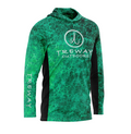 Treway Turquoise Cell-Tek Performance Hooded Long Sleeve + Treway Buff